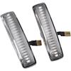FGGHDR Car Laterale Indicatore Indicatore Direzione Dinamico A LED Ripetitore Posizione Laterale Per Land Per Rover Per Freelander 2 Per Discovery 3 4 Per Sport L320(Dynamic Smoked)