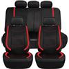 YLZFKGLQ Copri sedili Auto, per Nissan Micra K12 2003 2004 2005-2010 Impermeabile Coprisedile Set in Pelle PU Protezioni Sedili Copri Sedili Anteriori Posteriori Accessori,D