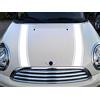 SB CarDesign Strisce Adesivo Cofano per R55 R56 R57 R58 R59 Mini Cooper - Bianco, Design 2