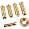 Lampa 38192 Kit 4 Adattatori per Iniezione Additivo GPL, Colore Oro