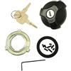 seba.ricambi Kit Tappo Con Doppia Chiave Serbatoio Benzina Ciclomotore Ciao C7 Px P Pxv Fl Teen Sc Si Fl Fl2 Bravo Boxer Boss