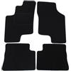 J&J AUTOMOTIVE Tappetini in Tessuto per Hyundai Getz 2002-2012, Set da 4 Pezzi Anteriori e Posteriori, di Velluto su Misura, Antiscivolo, Colore Nero