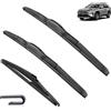 Autopixl Tergicristalli anteriori for auto Tergicristalli compatibili con Toyota RAV4 XA50 2019-2023 Accessori Spazzole for tagliavetri RAV 4 50 2020(LHD)