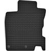 Wielganizator Tappetini in gomma su misura, compatibili con Nissan Qashqai II J11 Crossover (2013-) tappetino per piedi anteriore sinistro auto in gomma nero con elementi di fissaggio 1