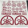 CMR Design Co Kit 35 Adesivi per T-max 500 530 560 Moto Scooter COMPATIBILE CON yamaha Tmax PVC Vinile Intagliato prespaziato (Rosso)