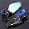 CSBWFCB Per NMAX N MAX N-MAX 155 250 400 125 1 Paio Di Specchietti Retrovisori Per Moto, Scooter, Manubrio, Regolabili In Alluminio CNC