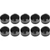 XMMT Nero Bolt Coperchi Bullt Head Toppers Kit di tappi motore adatti per Harley Touring Road King Street Glide Road Glide Tri Glide Sportster 883 Dyna Fat Bob Softail Fat Boy (11mm-14.6mm)