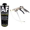 Alex Flittner Designs Protezione contro i sassi/sottoscocca nera 1 kg verniciabile + protezione sottoscocca pistola per cavità | pistola antiruggine | pistola a spruzzo