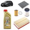 OP Kit tagliando 4 filtri + 6L olio Edge 0W20 IV LL per Volkswagen Golf 8 VIII 2.0 TDI