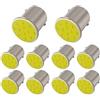VS 10x 1156 LED COB BA15S P21W 12Chips Lampadina per Auto Luce D'emergenza Fanale Posteriore Bianca 6000K