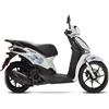 Generico Kit adesivi Compatibili con Piaggio Liberty 125 ABS decal grafica completa carene laterali ruote cerchi scegli colore -KIT F- Cod. 2065 (049 Blu Royal)