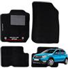 W-Parts Serie 4 TAPPETI - TAPPETINI in Moquette Neri per DACIA SANDERO STEPWAY- 12->21