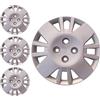 W-Parts SERIE 4 BORCHIE - 4 COPRICERCHI COPPE RUOTA 14 PER FIAT FIORINO 08->