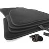 kh Teile Set di 4 tappetini per BMW X3 (G01) e X4 (G02) in velluto, qualità originale, colore nero