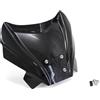 RTSMD Parabrezza Per Moto, Deflettori Antivento, Protezione Per Benelli 502C 502 C 2019 2020 2021 Cupolino Parabrezza(NERO)
