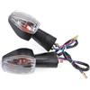 XWDPDNHHD Indicatori Di Direzione Anteriori E Posteriori Per Moto, Per VTR1000 RVT1000R RC51 2000-2006 XL700V Transalp 700 2008-2011 Indicatori Di Direzione Indicatore(CHIARO)