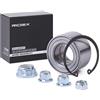 RIDEX 654W0004 Kit cuscinetto ruota Anteriore Anteriore bilaterale con materiale di fissaggio/montaggio senza anello sensore ABS Compatibilità con VW Golf 4 Hatchback 1J1