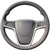 TRVQOT Copertura Volante Per Opel Per Insignia 2008-2013 Per Astra (J) Per Cascada Per Mokka 2012-2019 Coprivolante Auto Fai Da Te(Black Thread)