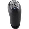 HWBZDPZQD Pomello del cambio for Dacia, Sandero, Stepway, II, MK2 2013-2023, leva del cambio di ricambio in plastica e pelle.(5 Speed Plastic)