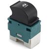 YHBH Sollevamento Interruttore Alzacristalli Elettrico per Auto per Fiat per Idea per Doblò per Lancia per Musa 2001-2015 735417033A Accensione 5 Pin Base Verde Interruttori Pulsante