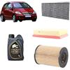 Generico Kit tagliando + 5L olio motore IPC Ultraplus 5W30 X per Classe A W169 A150/A160/A170/A180/A200 benzina (2004-2012)