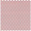 Generic 100x33cm Griglia paraurti auto da corsa in alluminio Griglia rete a maglie Protezione rossa for tuning Caravan Camper Casa Giardino(Red Hexagon 7x14mm)