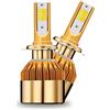 Xiaozhoukeji Kit conversione Xeno Faro dell'automobile LED H7 H8 H9 H11 H1 H1 H3 HB3 9005 HB4 9006 Dual Color LED Light 3000K 6000K H4 HB2 9003 Hi/Lo Lampada Frontale (Socket Type : H7)