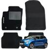 W-Parts SERIE 4 TAPPETI - TAPPETINI IN MOQUETTE NERI PER FORD ECOSPORT DAL 2017 IN POI