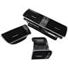 YFQAZXSW Bocchette di ventilazione for aria condizionata, verniciate in nero cromato, for VW, for Passat, for B6, for B7, 2006-2011, 3AD819728A 3AD819701A 3AD819702A