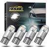 Qasim 4pcs Bianco T10 lampadina 501 LED 2-SMD 3030 W5W 194 168 cuneo T10 automobile lampadine interne della luce Sidelight Boot Luci Numero lampadina Piastra 12V AC/DC