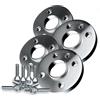 KOSKO Kit 4 DISTANZIALI Ruote 20 MM. COMPATIBILI con Smart FORTWO (453) Cerchio A 4 Fori dal 2014 in Poi con BULLONI in Acciaio