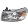 EDA PREMIUM auto Fari anteriori Sinistra 1232644 compatibile per FORD TRANSIT 2000-2002 senza motore per correzione assetto fari, scuro, H4, ECE