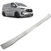 CHROMEMASTER | Protezione Paraurti Posteriore Compatibile con Ford Transit Custom 2023+; Acciaio inossidabile, Spazzolato, Argento; Proteggi il Paraurti Posteriore della tua Auto dai Danni