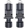 KYPSZQPSH Fari con lente H4 160W 90000LM Lampada for auto Mini lente LED 9003 Lampadine HIB2 for auto Moto Doppio proiettore Len LED Automotive 12V 24V(2PCS RHD)