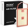 RIDEX 8A0641 Filtro aria con prefiltro Compatibilità con VW Polo Hatchback 6R1, 6C1