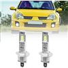 NSLUMO Lampadine fendinebbia, Lampadina a LED H1 per Renault Clio Laguna Master Espace H1 Fendinebbia a LED 2 pezzi Xenon White Canbus Fendinebbia Lampadine H1 LED Fendinebbia Luce di guida