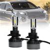 NSLUMO Kit faro LED H7 per Kia Sportage Cee'd II Sorento Optima Lampadina LED bianca/ambra Switchback 6000K Tutto in uno H7 LED Canbus Faro anabbagliante H7 Sostituzione alogena