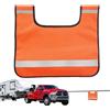 Generico Ammortizzatore Per Di Traino | Coperta Di Sicurezza Arancione Riflettente Con Tasca | Verricello Auto Smorzatore Fune,Per Soccorso Esterno Camion Veicolo Auto Scuola
