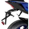 Moto Discovery Porta targa Barracuda compatibile con Yamaha YZF-R6 2017-2022