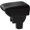 YJYWZH per Suzuki Ignis 2016-2018 Braccioli Bracciolo Doppio Strato Centrale Console vano Nero