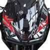 labelbike Adesivi 3D Muso Frontale Moto Morini | X-Cape 700 2025, Protezione Decorazione Frontale Resina, con Licenza Ufficiale, Rosso, Made in Italy