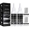 KOAHDE Liquido per la Riparazione Del Vetro,Kit Riparazione Parabrezza Auto,Colla per la Riparazione Fai Da Te per Auto,Liquido per Riparazione Vetri Auto,Kit Riparazione Crepe Vetro,2PC