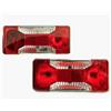 24/7 AUTO 24/7Auto - Fanali posteriori sinistro e destro per Iveco Daily 2006 e successivi, con attacco AMP 1,5 e-mark