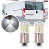 Nslumo Lampadine di retromarcia Lampadina a P21W LED per Fiat Ducato Peugeot Boxer Expert Ponticello relè Citroen Jumpy P21W Luce di backup a LED 2 lampadine Xenon bianche Canbus per retromarcia