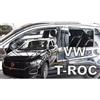 Car Lux AR06556-1 Kit Deflettori Aria Anteriore e Posteriore per VW T-ROC Dal 2017
