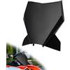 BIUGERCN Tabella Portanumero Moto per Surron, Tabella Numero Anteriore per KTM SX SX-F XC XC-F 125CC-500CC 2023-2024 Enduro Dirt Pit Bike Motocross Nero