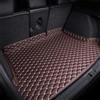 MAAIQTIND Tappetini Bagagliaio, per Mini Countryman 2011-2016 Vasca Baule Pelle Impermeabile Baule Fodera Auto Accessori,Coffee