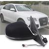 TiJeRa Specchietti Esterni Per Audi Q5 2009-2015 Riscaldato Turn Signal Power Folding Mirror Sostituzione 11 Fili