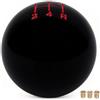 equlup Testa del Cambio, M12x1.25 Auto 5 Velocità a Forma di Palla Pomello del Cambio Cambio Rotondo Accessorio Universale Per Automobili con 3 Adattatori Per Veicoli Automatici Manuali(Nero)