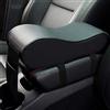 Generic Cuscino bracciolo per auto, memory foam per bracciolo auto, bracciolo console centrale con supporto telefono e borsa portaoggetti, vestibilità universale per la maggior parte delle auto (nero)